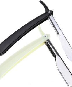 Hemobllo Afeitadora Manual para Barba y Cejas Vintage, 6 Piezas Soporte, Diseñada para Recorte Facial Masculino y Uso en Barberías Profesionales