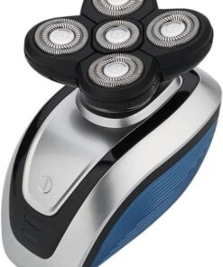 Hemobllo Afeitadora Eléctrica y Material Abs para Hombre Resistente al Agua 5 Cabezales Flotantes 4d, Recargable por Usb para Uso en Cabeza y