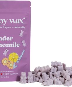 Happy calentador de cera Spa día mezcla, mezcla de formas de soja perfumada cera se derrite – diseño de oso de peluche perfecto para derretir en su.