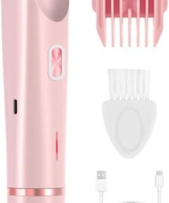 Afeitadora Eléctrica para Mujeres, Eliminación De Con Cabezales Dobles | Recortadora De Mujeres 400mAh, Para Pubis Zona Íntima Axilas Piernas Cuerpo Piel Belleza Viaje