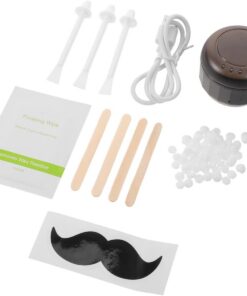 MAGICLULU Mini Calentador de Cera para Depilación de Silicona, Portátil, para Uso en Oficina y Hogar, para Principiantes y Mujeres