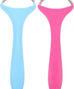 Depiladora Facial Manual para Mujeres, Acero Inoxidable y Pp, 2 Piezas | Diseño Ergonómico Refinado, para Rostro y Cuello, Guardado Sencillo, Uso Cómodo