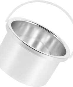 Cuenco de Repuesto para Calentador de Cera de Aleación de Aluminio 105 Mm | Plata, Diámetro Interior 105mm, para Depilación y Terapia de Cera, Diseño Versátil