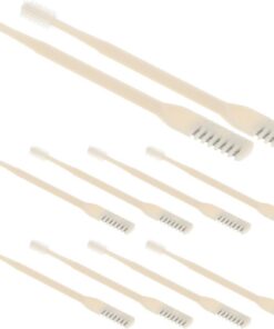 Recortador de Vello Nasal Manual de Doble Cara 10piezas, Acero Inoxidable | Precisión de Corte, Diseño Portátil, para Viajes de Negocio y Vacaciones