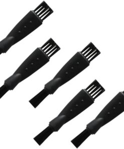 Ciieeo Cepillo de Limpieza Negro 30 Piezas para Afeitadora Eléctrica, Cepillo de Afeitar, Abs y Nylon para Limpiar Espacios Difíciles de Alcanzar, Portátil y Compacto