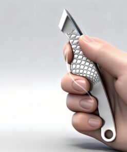 1 pinza de depilación grande para depilación, punta inclinada, superficie texturizada, pinzas para cejas para hombres