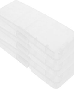 Estuche Portátil Transparente 3piezas Protección Mejorada y Diseño para Maquinillas de Afeitar Manuales Adecuado para Baños y Viajes
