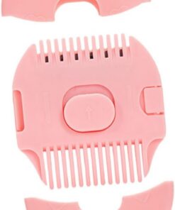 Healeved 2 1 Cortapelos Para Peine De Afeitar Para Peinar El Cabello Peine De Para Cortar El Pelo Del Bebé Recortador De Pelo Cortapelos De Bebe Metal Rosa