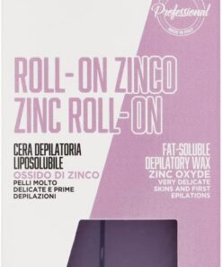 Naturaverde | PRO - Cera Depilatoria Liposoluble con óxido de zinc para pieles muy delicadas y primera depilación, Roll On, cera caliente, cera caliente, bote de 100 g