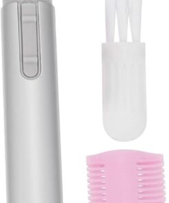 Recortadora eléctrica de cejas para mujer, ahorra mano de obra, removedor de vello facial y afeitadora de vello facial, diseño ergonómico y portátil para un aseo profesional cómodo en casa y