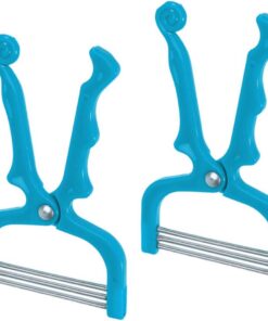 STOBAZA Depiladora Facial Manual 2piezas para Depilación Rápida y Limpieza de Vello, Material Abs y Acero Inoxidable, Adecuado para Belleza Facial