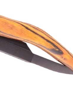 Hemobllo Maquinilla De Afeitar Manual De Acero Inoxidable Plegable y Portátil Mango De Madera Para Hombres Para Viajes y Uso Diario
