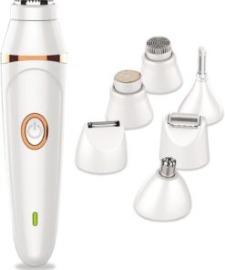 Maquinilla de afeitar multifuncional para mujer, 7 en 1, sin dolor, eliminación facial femenina, eliminación facial, piernas, bikini, eliminación de vello de axilas