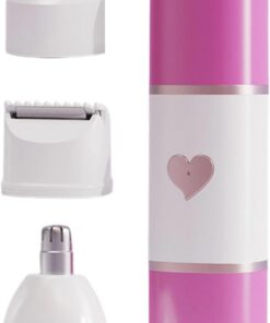 Afeitadora Eléctrica para Mujer Carga Tipo-C Con 3 Cabezales | Afeitadora Eléctrica para Mujer Rostro, Facial, Cuerpo, Piel, Piernas, Belleza, Viaje, Damas, Chicas