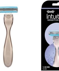 Wilkinson Sword Intuition Sensitive Touch - 1 Maquinilla de Afeitar Pensada Para Pieles Sensibles + 1 Recambio de 3 Hojas Compatible con Cualquier Recambio de la Gama Intuition Complete (Paquete de 2)