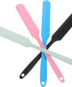 OUNONA 4 Espátulas de Plástico para Depilación Facial y Corporal Aplicadores de Cera Multicolor para Mezcla y Aplicación de Cera Uso Profesional y Viajes Reutilizable