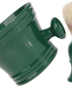 VICASKY Kit de Brochas de Afeitar para Limpieza Facial Cuenco de Espuma para Hombres y Brocha de Cerdas de Cerda Portátil Adecuado para Uso en Casa y Viaje