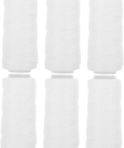 VALICLUD Hilos para Depilar el Vello Facial 6 Rollos 100% Algodón Depiladora Facial Hilo para Cejas Mujeres Piel Sensible Uso Doméstico