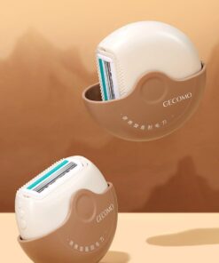 Dispositivo de depilación giratorio circular femenino, herramienta de depilación, afeitadora manual portátil, depilación para piernas, axilas y áreas privadas