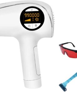 Dispositivo de depilación para Mujeres y Hombres IPL Depilatorio sin Dolor Permanente 990,000 Flashes Facial Body Bikini Uso en el hogar