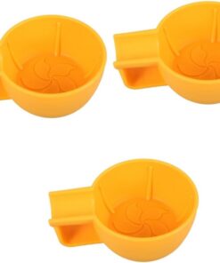 Healeved 3piezas Bowl De Compacto Para Cuenco De Antideslizante Para Uso Casa y Barberías Multiusos Para Hombres