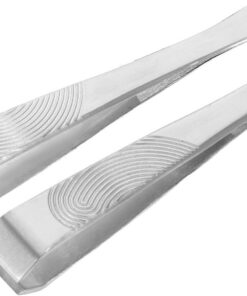 STOBAZA 2 Juegos Pinzas de Depilar y Diseño Ergonómico de Alta Precisión con Punta Ancha de Acero Inoxidable con Estuche Transparente para Vello Facial y Corporal