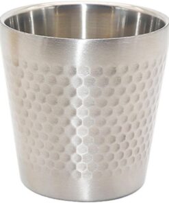 SHINEOFI Cuenco de Afeitar Redondeado de Acero Inoxidable 304 Plata | Uso Diario para Hombres, No se Oxida Fácilmente, Estilo Simple y Elegante, Acabado