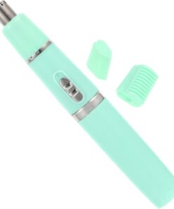 Afeitadora Portátil para Cejas Eléctrica Segura Verde Abs | Carga Usb, Ligera Belleza, Recorte Preciso, Diseño Compacto para Uso Personal