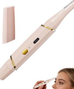Depiladora de Cejas Afeitadora Eléctrica con Carga USB | Recortador de Nasal de Doble Cabeza Para Nariz, Facial, Barba, Mujeres, Hombres, Hogar, Viaje y Viaje de Negocios