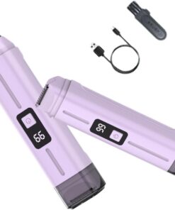 Dispositivo eléctrico de depilación para mujer, máquina de doble cabezal portátil, para un uso cómodo, depiladora duradera de doble cabeza