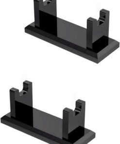 Paquete doble de soportes de afeitado contemporáneos impermeables para hombres, rudimentos, antideslizante, cortador de baño