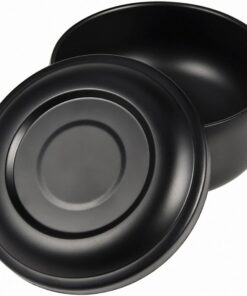 ULTECHNOVO Cuenco de Afeitar Gran Capacidad Tapa de Acero Inoxidable para Hombres y Resistente para Uso Seguro Afeitado Diario