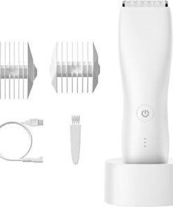 Recortadora de pelo de ingle eléctrica para hombres, recortadora para pubico/cuerpo/ingle, peluquería corporal