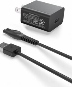 Nicpower Cargador rápido de 5 V para afeitadora eléctrica Philips Norelco Wet & Dry X3001 S3243 S3052 S3341, Series 2400 3600 2600 3900 5000X i9000, QP2724 QP2834