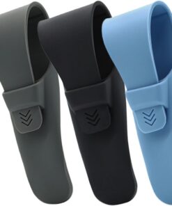 Funda para Maquinilla de Afeitar Manual de Silicona, 3 Piezas | Funda para Maquinilla de Afeitar Hombre, Estuche de Silicona para Guardar y Proteger Afeitadoras, Viaje