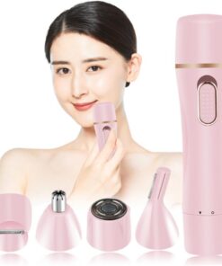 GANAZONO Depiladora Mujer Eléctrica USB, Recortador de Cejas y Delineador de Cejas, sin Aceite, Material ABS