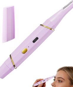 Afeitadora De Cejas Para Mujeres Afeitadora Eléctrica con Carga USB | Recortador de Nasal de Doble Cabeza Para Nariz, Facial, Barba, Mujeres, Hombres, Hogar, Viaje y Viaje de Negocios