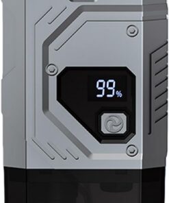 Combo compacto portátil eléctrico y recortador de nariz con indicadores de batería de diseño para aseo de viaje, afeitadora eléctrica para vello facial y de nariz con uso seco y húmedo y monitor de