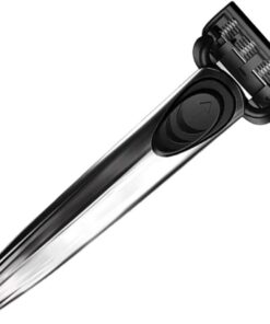 Maquinilla de Afeitar de Seguridad para Hombres, 7 Capas, Cabezales Intercambiables, Acero Inoxidable y Goma, Afeitado Apurado para Uso Diario