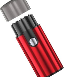 Máquina de afeitar eléctrica recargable para hombre pequeño, textura ABS, adecuada para viajes fáciles y afeitados rápidos