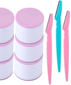KULIA® Hilo para enhebrar Depilación facial Hilo de algodón Cuidado de la piel del rostro Depilación corporal Hilo fuerte Hilo para enhebrar con lápiz de cejas Productos indios Hilo para enhebrar