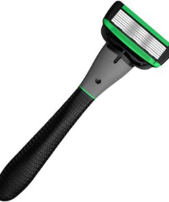 Maquinilla de Afeitar de Seguridad 7 Capas para Hombres, Mango de Goma, Acero Inoxidable y Afeitado Preciso Kit de Afeitado para Uso Diario, Maquina Afeitar Bakano