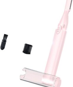 Cortadora de cejas eléctrica portátil con diseños de cabeza circular, lavable, herramientas de depilación faciales, afeitadora eléctrica