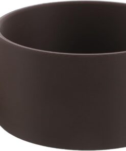 Taza de Afeitar para Hombre con Mango Cuenco Amplio para Espuma Diseño Ergonómico para Afeitado Húmedo y Cuidado Barba Fácil de Limpiar y Portátil Color Marrón