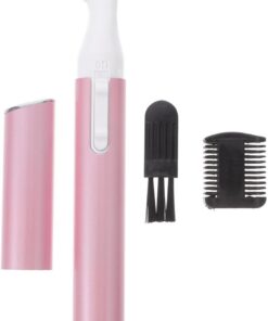 Recortador de Cejas Eléctrico de Aluminio para Depilación Rápida | Afeitadora Corporal sin Batería, Funciones Múltiples, Máquina para Forma de Cejas y Vello Nasal