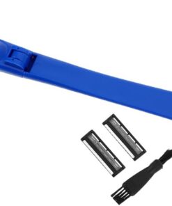 Hemobllo Afeitadora de Tres Ajustable para Espalda y Cuerpo Depiladora Manual Seca y Húmeda para Hombres Herramienta de Cuidado Personal para Viajes