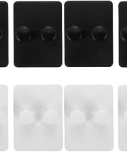 Cabilock 12 Piezas Soporte para Afeitadora Montado En La Pared Perchero De Pared Máquina De Afeitar Eléctrica De La Tela Abdominales Maquinilla De Afeitar Puerta De Pared