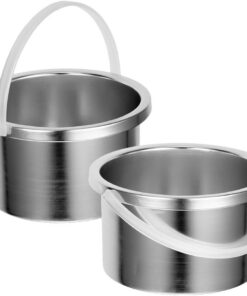 Ciieeo Recipiente Interior Paquete de 2 Piezas de Aleación de 500ml Calentamiento Uniforme para Calentador de Cera para Depilación y de Belleza