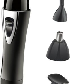 Afeitadora Eléctrica de Vello Nasal, Cortador de Pelos Nariz USB Recargable, Compacto y Resistente al Agua