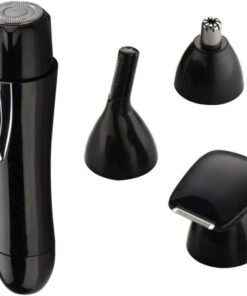 Recortador de Vello Nasal Eléctrico USB Recargable Negro Abs | Portátil y Multifunción, Acabado Uv, Uso para Hombre y Mujer, Formato Compacto para Viaje